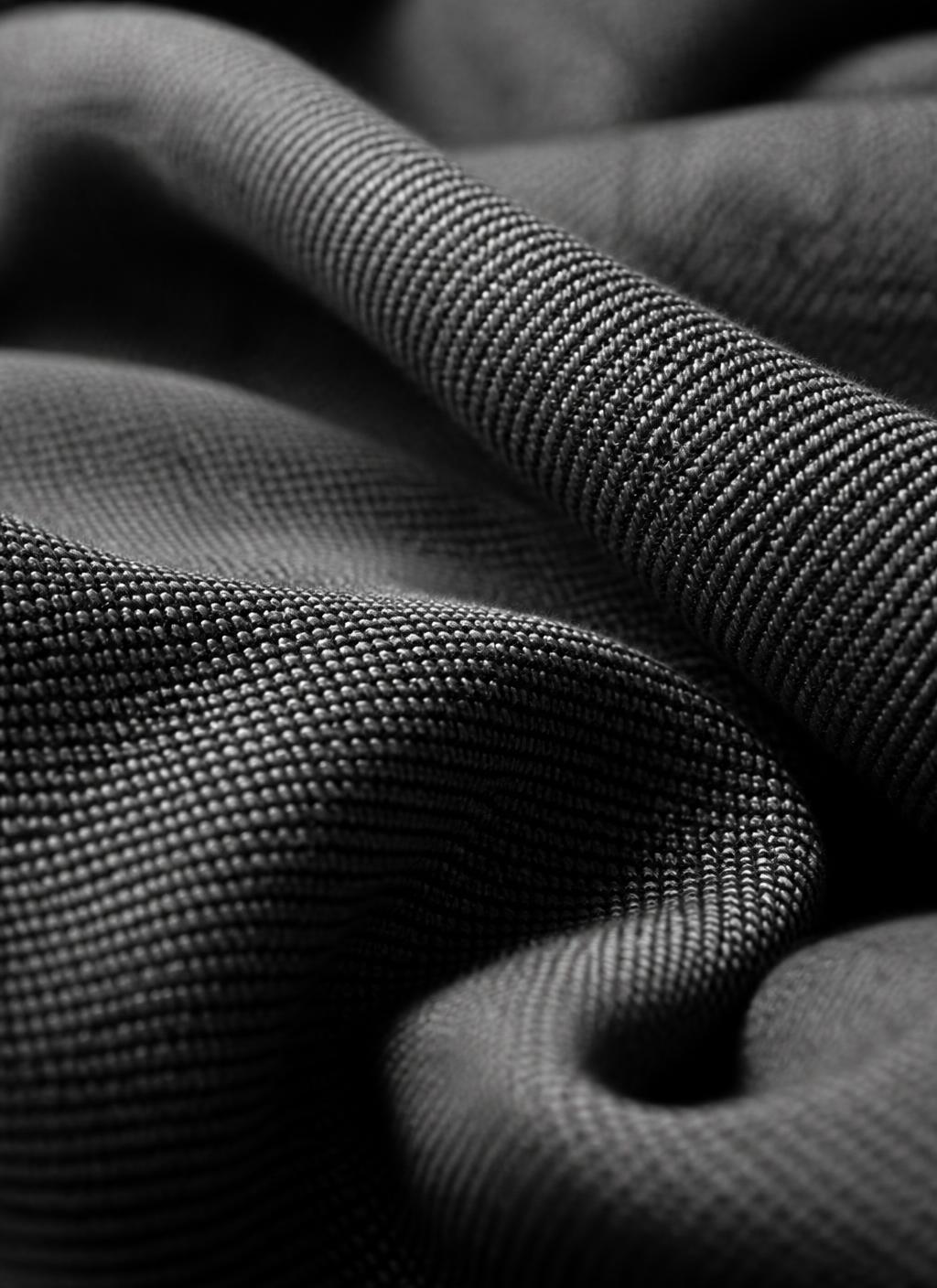 Macro detail of a finely woven European wool fabric